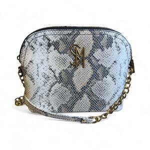 Steve Madden snakeskin vegan leather crossbody bag